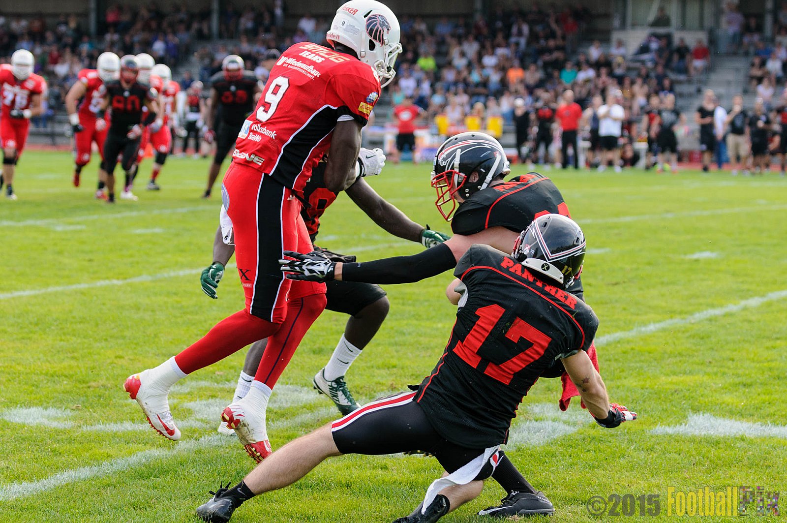 Düsseldorf Panther vs. NewYorker Lions Braunschweig - 22.08.2015 GFL Nord: Düsseldorf Panther vs. NewYorker Lions Braunschweig (0:56)