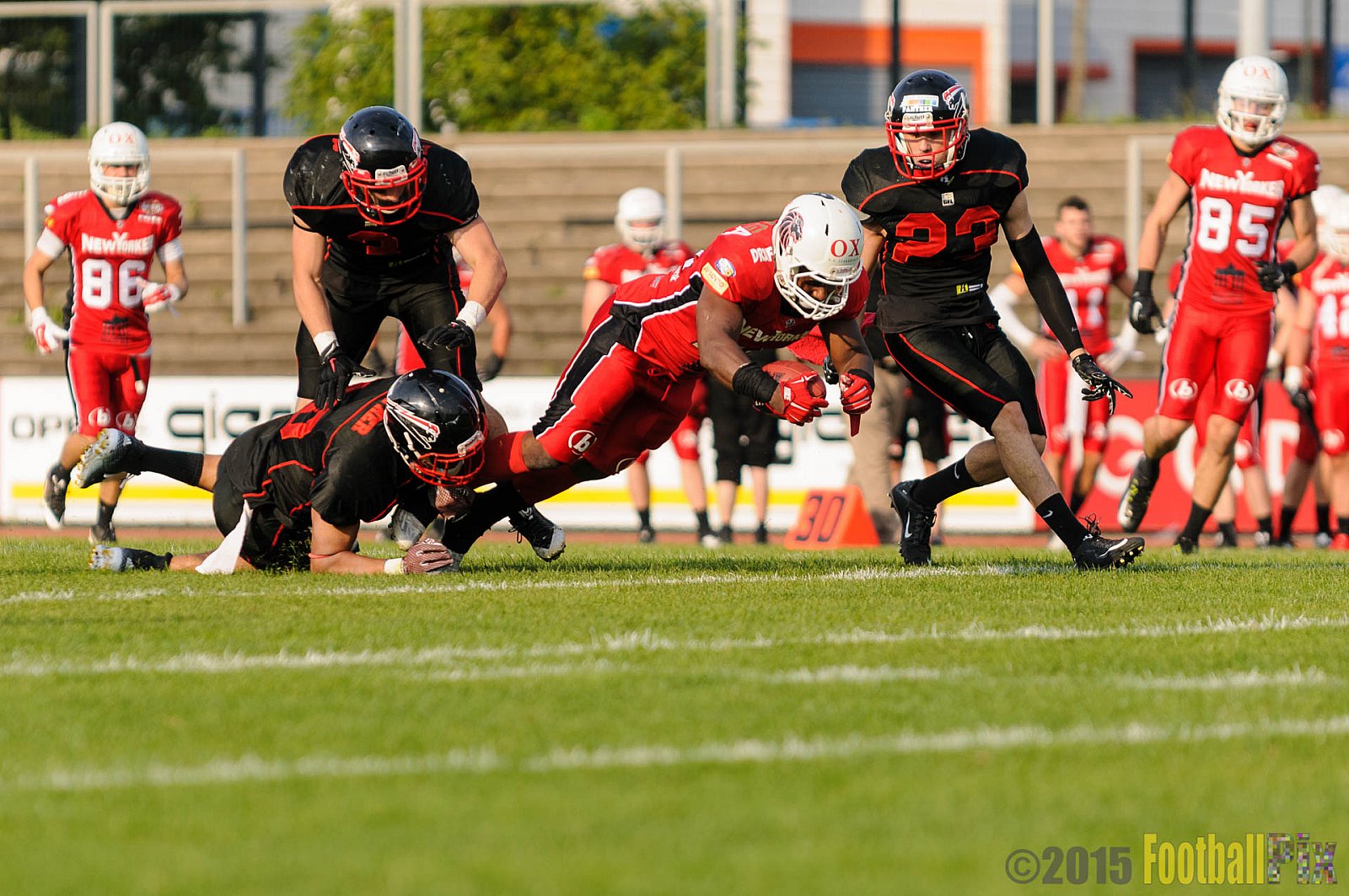 Düsseldorf Panther vs. NewYorker Lions Braunschweig - 22.08.2015 GFL Nord: Düsseldorf Panther vs. NewYorker Lions Braunschweig (0:56)