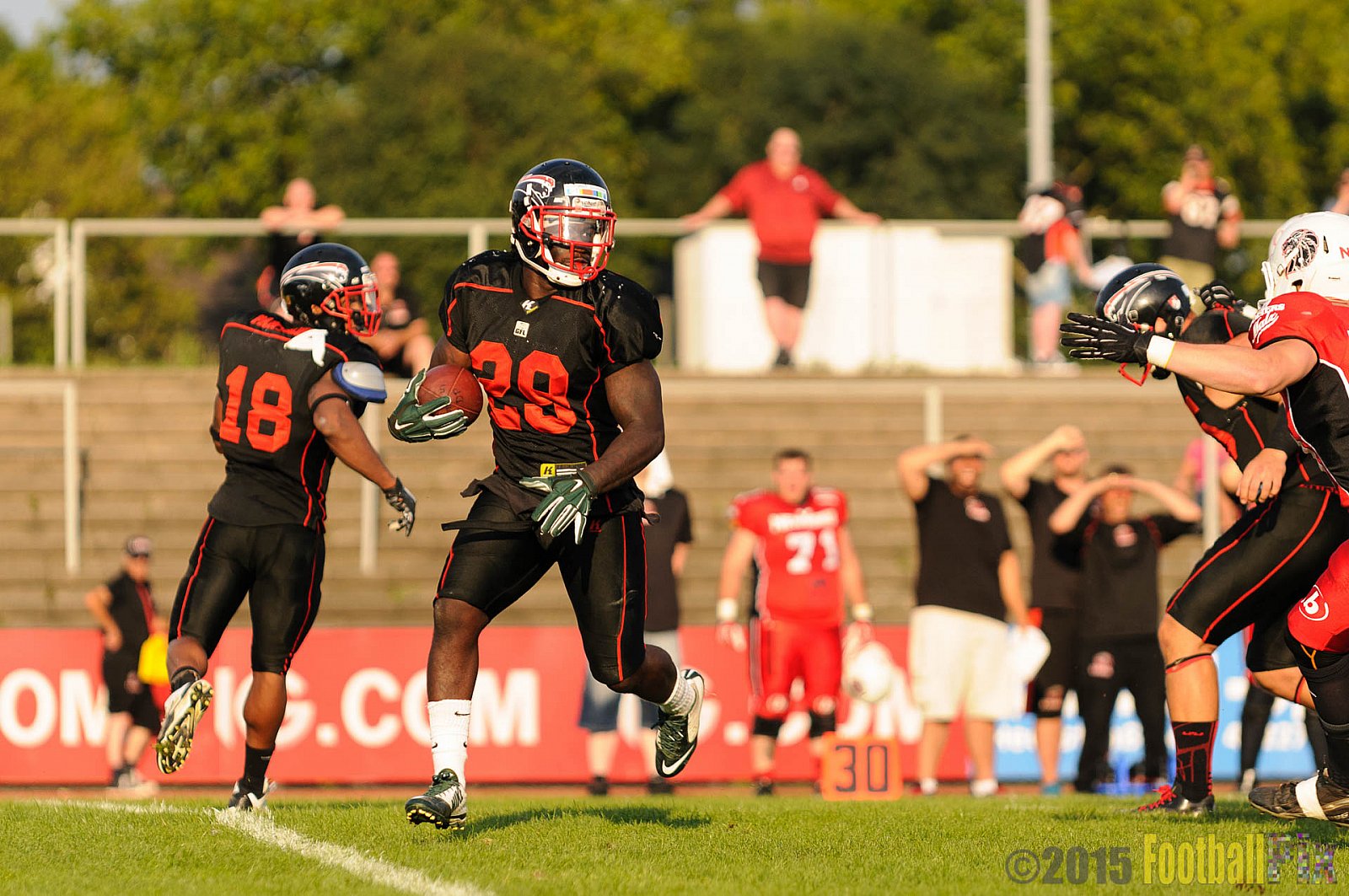 Düsseldorf Panther vs. NewYorker Lions Braunschweig - 22.08.2015 GFL Nord: Düsseldorf Panther vs. NewYorker Lions Braunschweig (0:56)