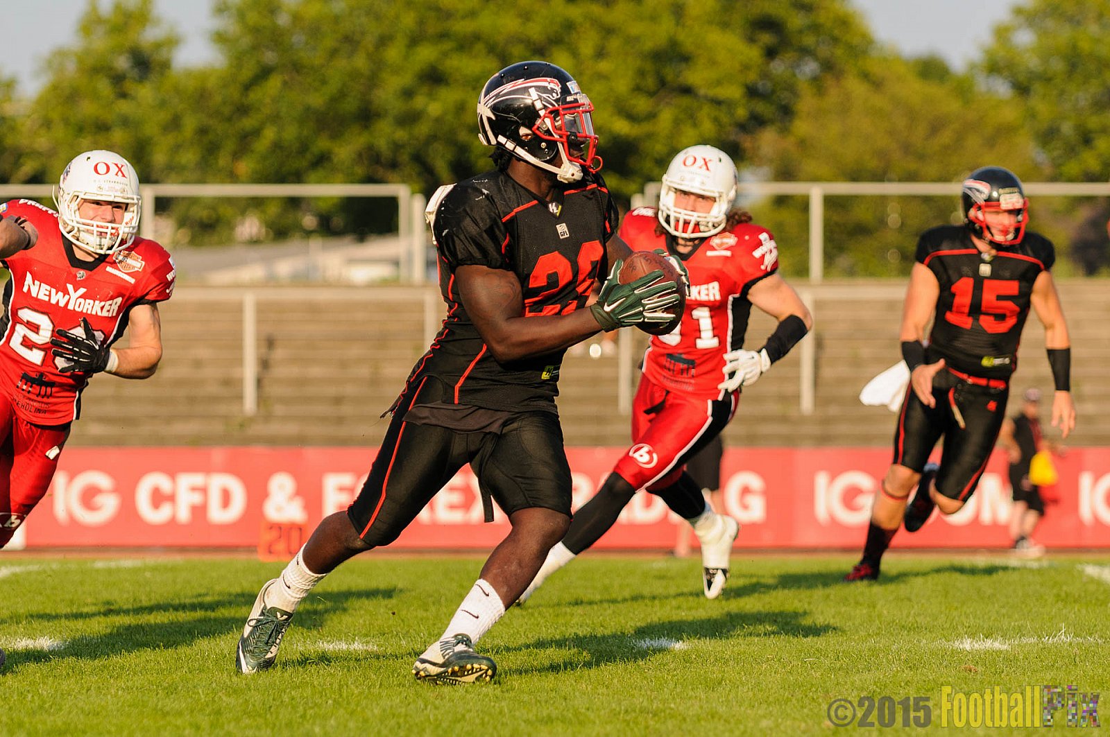 Düsseldorf Panther vs. NewYorker Lions Braunschweig - 22.08.2015 GFL Nord: Düsseldorf Panther vs. NewYorker Lions Braunschweig (0:56)