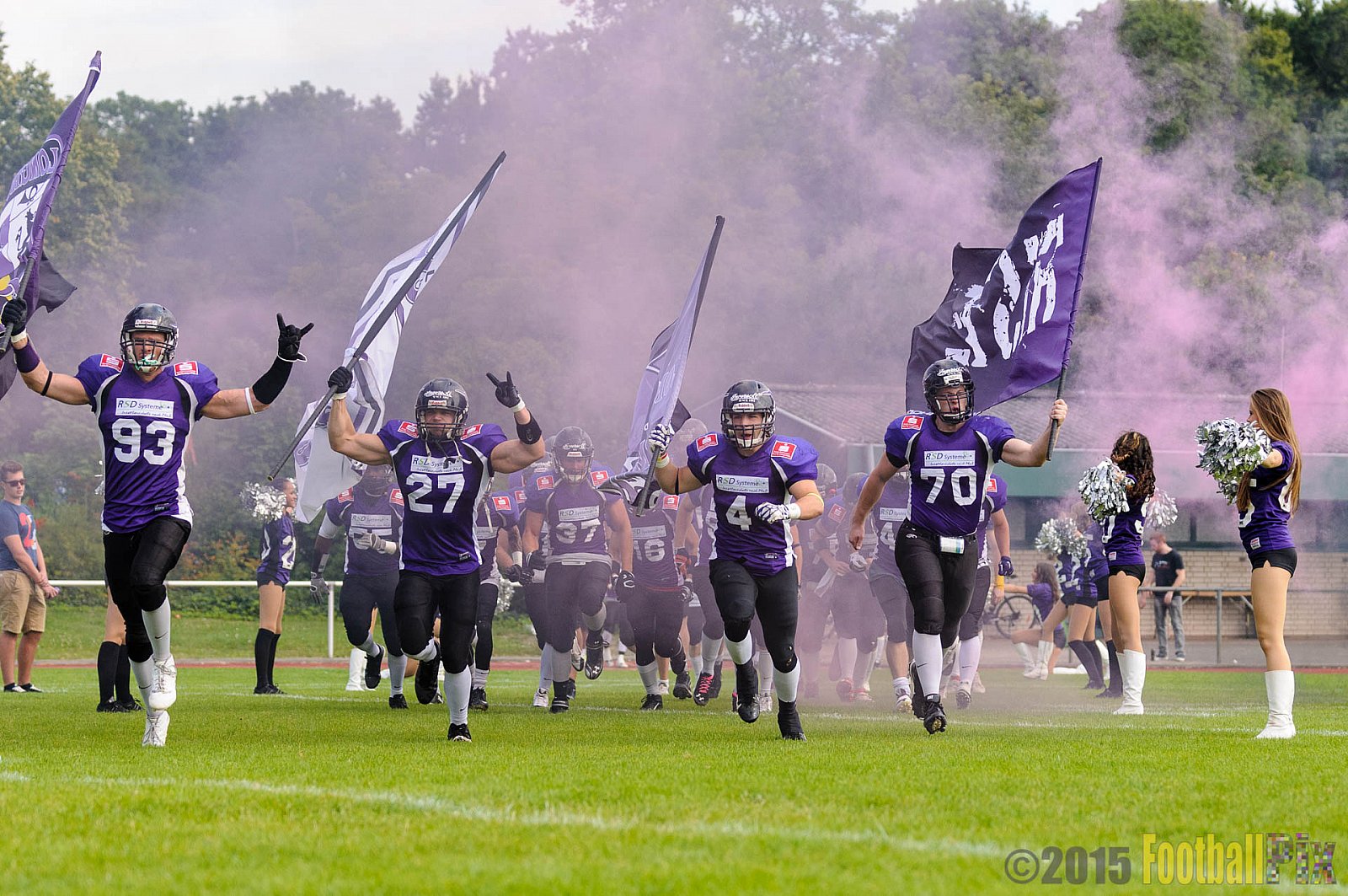 Langenfeld Longhorns vs. Aachen Vampires - 23.08.2015 RL NRW: Langenfeld Longhorns vs. Aachen Vampires (20:14)