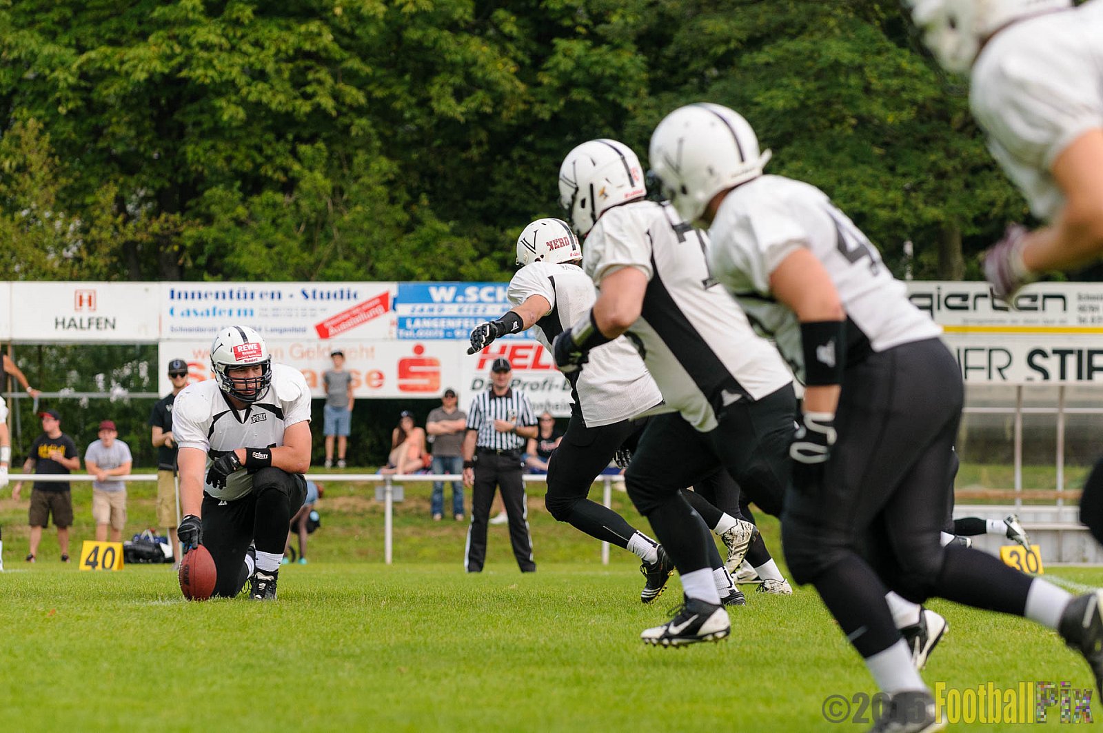 Langenfeld Longhorns vs. Aachen Vampires - 23.08.2015 RL NRW: Langenfeld Longhorns vs. Aachen Vampires (20:14)