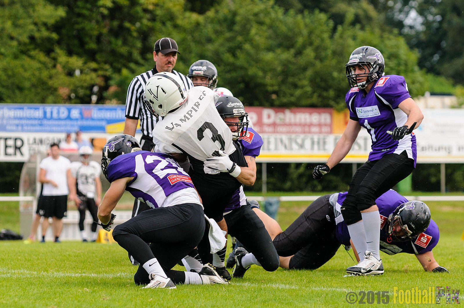 Langenfeld Longhorns vs. Aachen Vampires - 23.08.2015 RL NRW: Langenfeld Longhorns vs. Aachen Vampires (20:14)