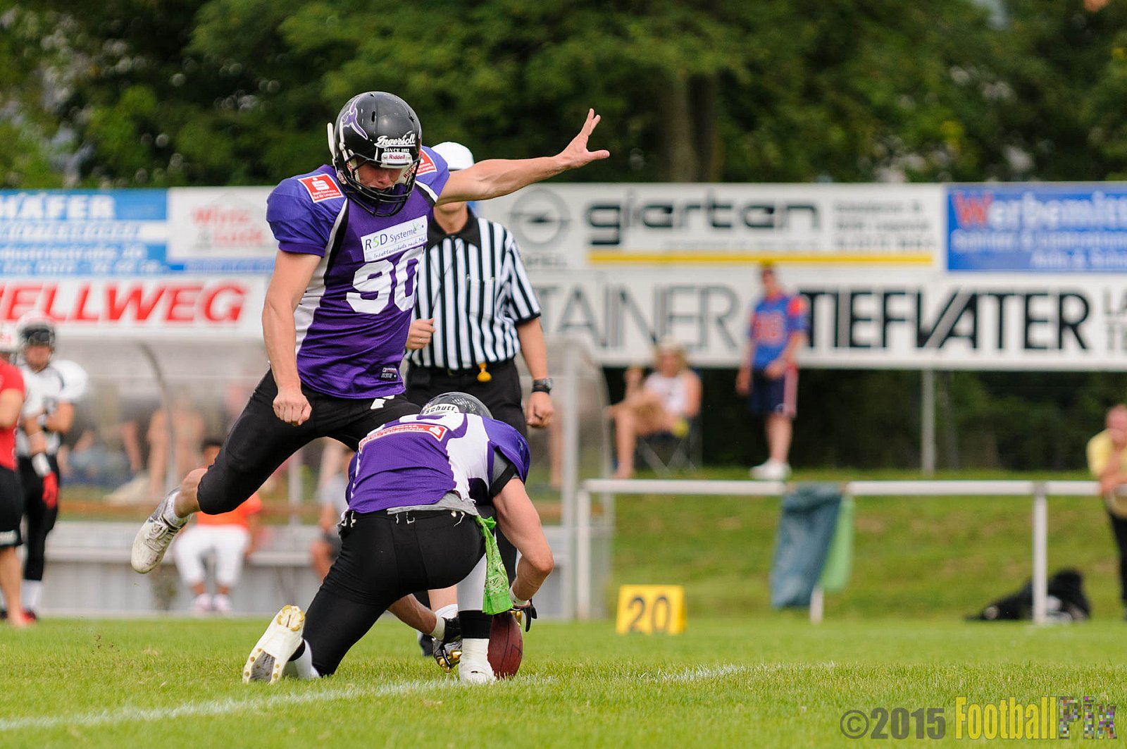 Langenfeld Longhorns vs. Aachen Vampires - 23.08.2015 RL NRW: Langenfeld Longhorns vs. Aachen Vampires (20:14)