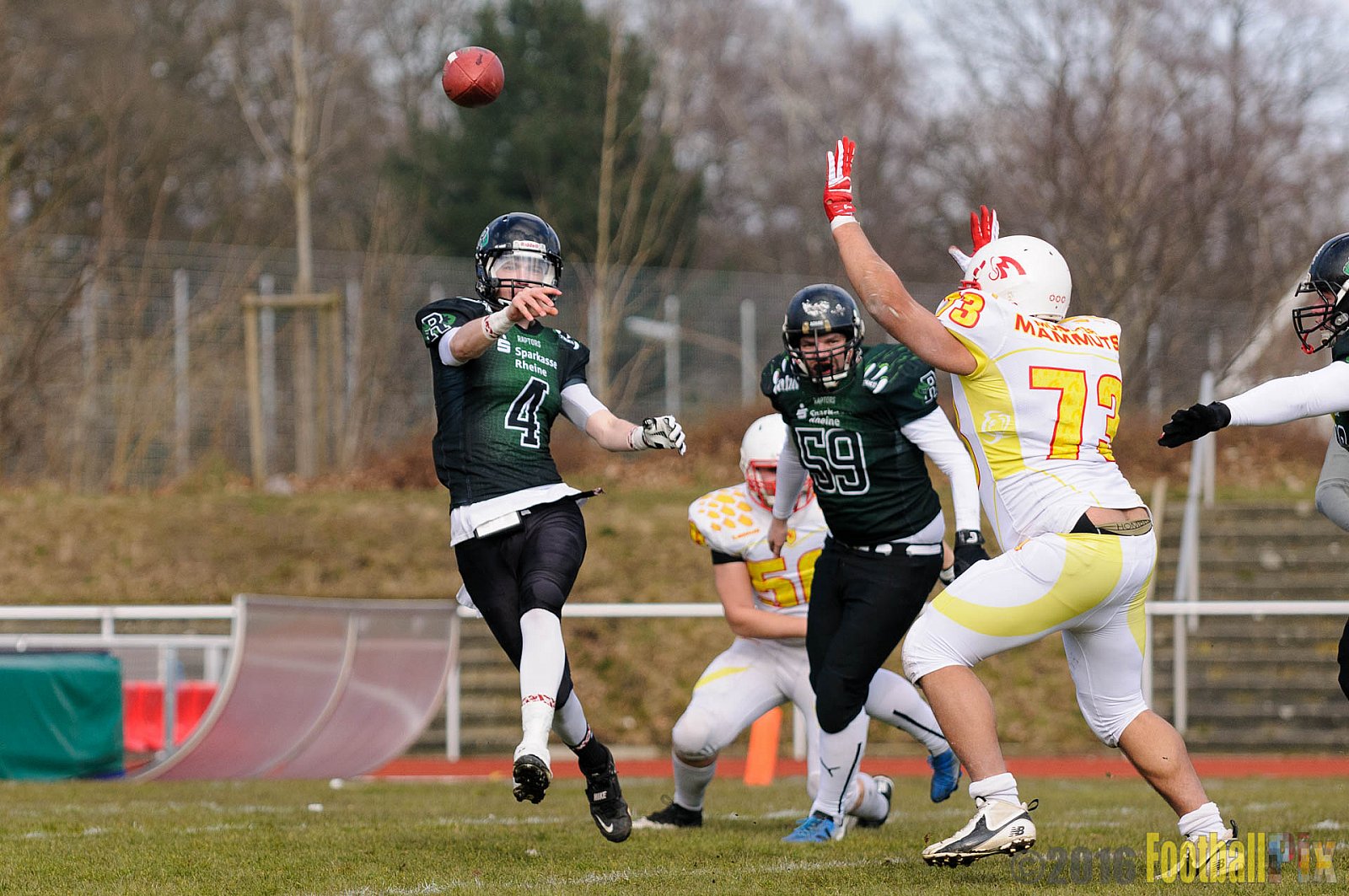 Pre-Season Game Rheine Raptors vs. Münster Mammuts  - 13.03.2016 Pre-Season Game: Rheine Raptors vs. Münster Mammuts (0:14)