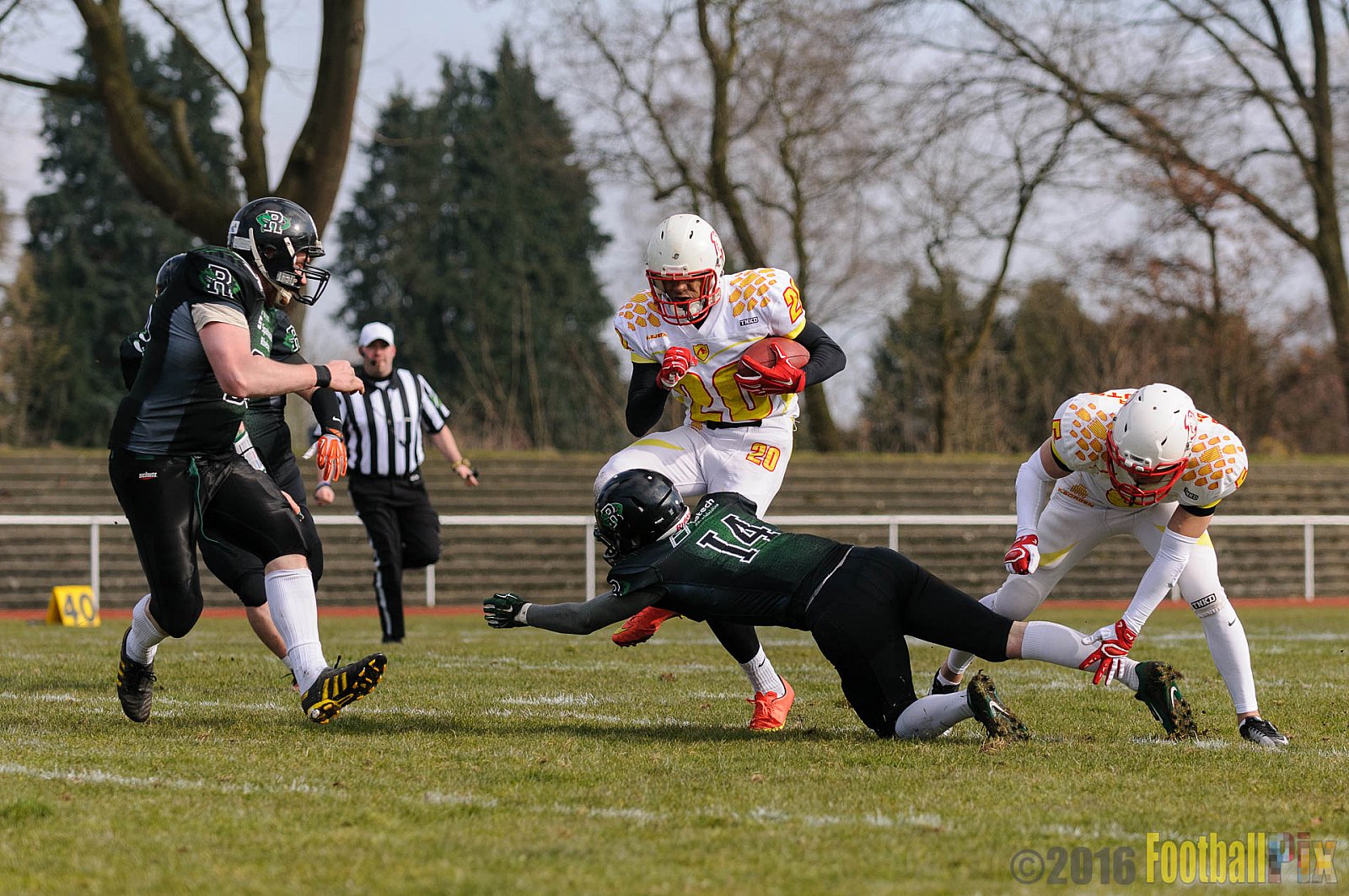 Pre-Season Game Rheine Raptors vs. Münster Mammuts  - 13.03.2016 Pre-Season Game: Rheine Raptors vs. Münster Mammuts (0:14)
