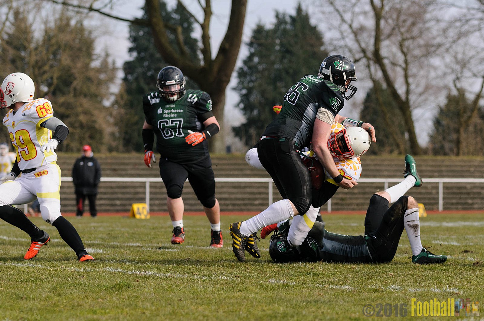 Pre-Season Game Rheine Raptors vs. Münster Mammuts  - 13.03.2016 Pre-Season Game: Rheine Raptors vs. Münster Mammuts (0:14)