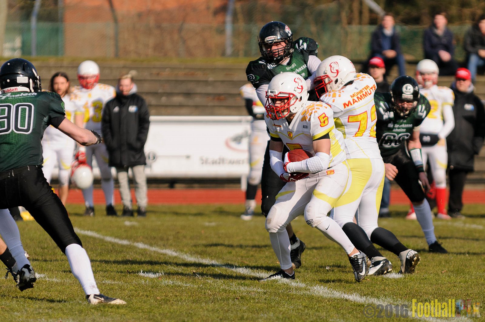 Pre-Season Game Rheine Raptors vs. Münster Mammuts  - 13.03.2016 Pre-Season Game: Rheine Raptors vs. Münster Mammuts (0:14)