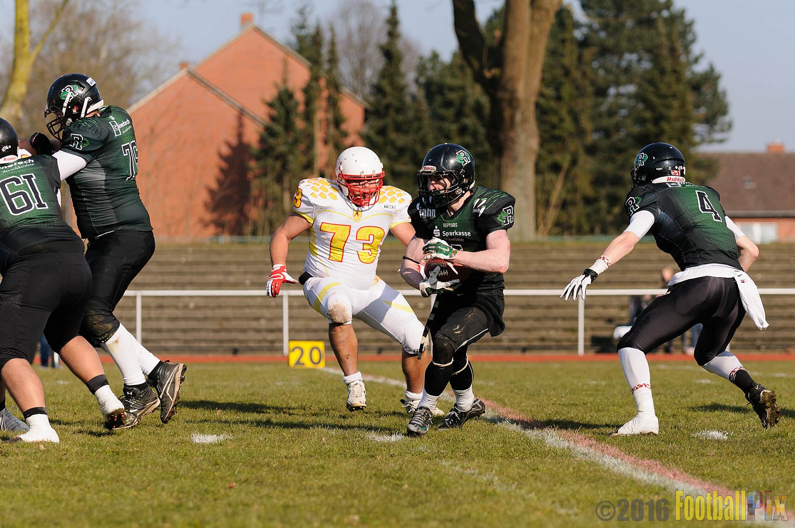 Pre-Season Game Rheine Raptors vs. Münster Mammuts  - 13.03.2016 Pre-Season Game: Rheine Raptors vs. Münster Mammuts (0:14)