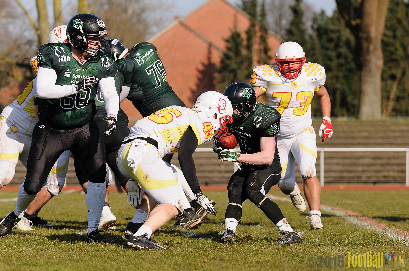 Pre-Season Game Rheine Raptors vs. Münster Mammuts  - 13.03.2016 Pre-Season Game: Rheine Raptors vs. Münster Mammuts (0:14)