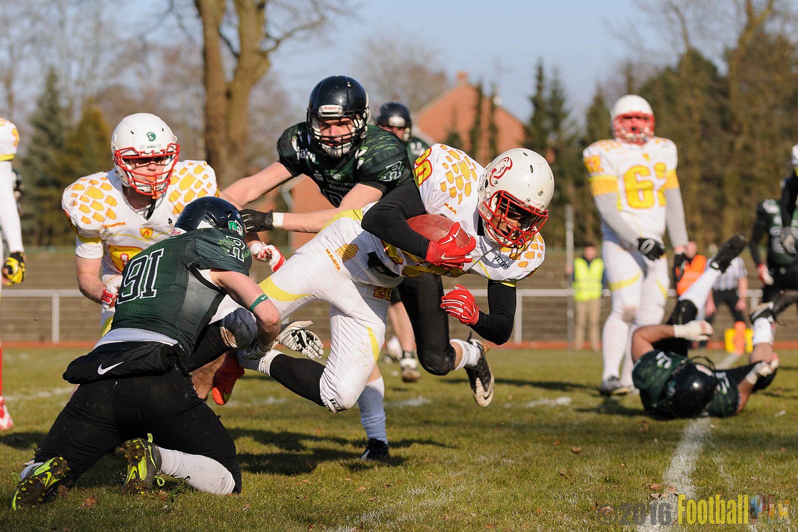 Pre-Season Game Rheine Raptors vs. Münster Mammuts  - 13.03.2016 Pre-Season Game: Rheine Raptors vs. Münster Mammuts (0:14)