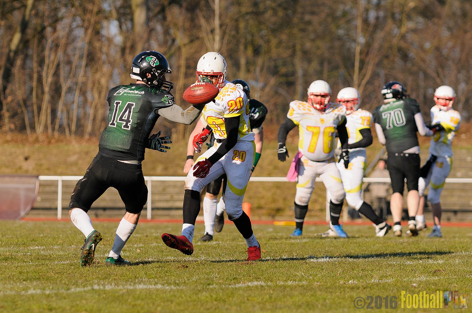 Pre-Season Game Rheine Raptors vs. Münster Mammuts  - 13.03.2016 Pre-Season Game: Rheine Raptors vs. Münster Mammuts (0:14)