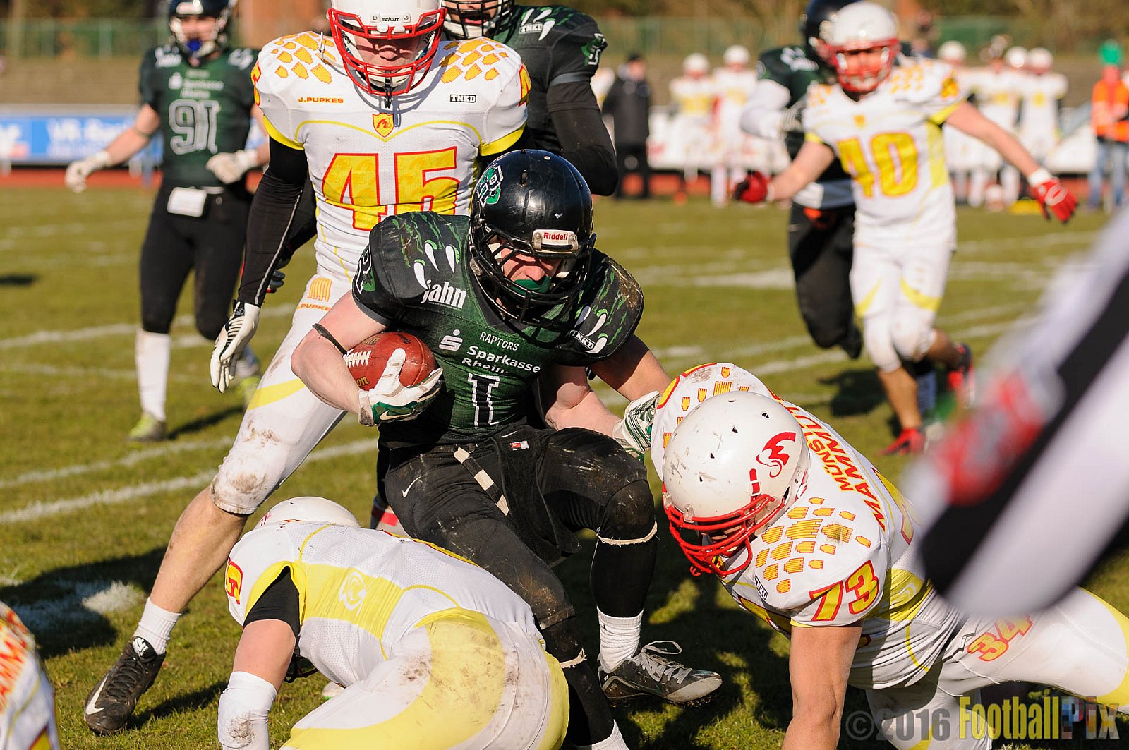 Pre-Season Game Rheine Raptors vs. Münster Mammuts  - 13.03.2016 Pre-Season Game: Rheine Raptors vs. Münster Mammuts (0:14)