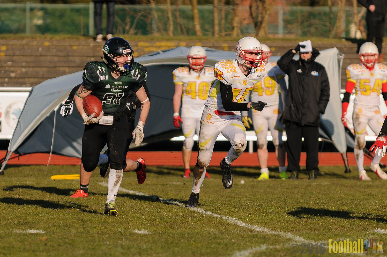 Pre-Season Game Rheine Raptors vs. Münster Mammuts  - 13.03.2016 Pre-Season Game: Rheine Raptors vs. Münster Mammuts (0:14)