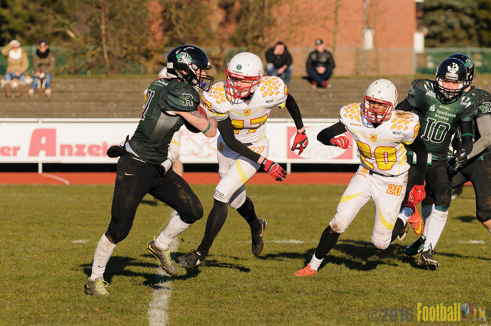 Pre-Season Game Rheine Raptors vs. Münster Mammuts  - 13.03.2016 Pre-Season Game: Rheine Raptors vs. Münster Mammuts (0:14)