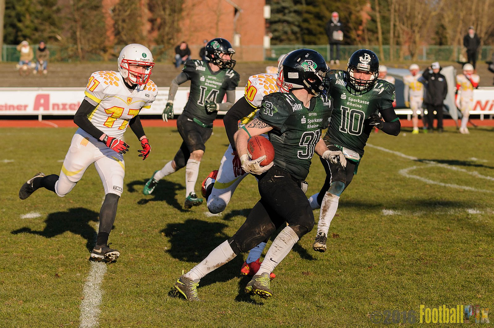 Pre-Season Game Rheine Raptors vs. Münster Mammuts  - 13.03.2016 Pre-Season Game: Rheine Raptors vs. Münster Mammuts (0:14)