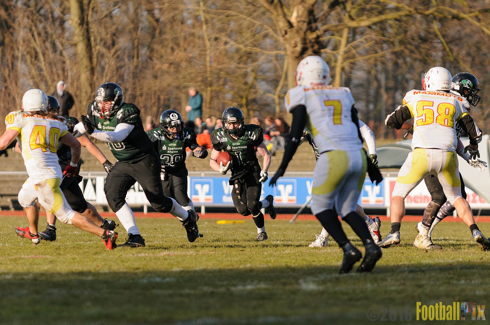Pre-Season Game Rheine Raptors vs. Münster Mammuts  - 13.03.2016 Pre-Season Game: Rheine Raptors vs. Münster Mammuts (0:14)