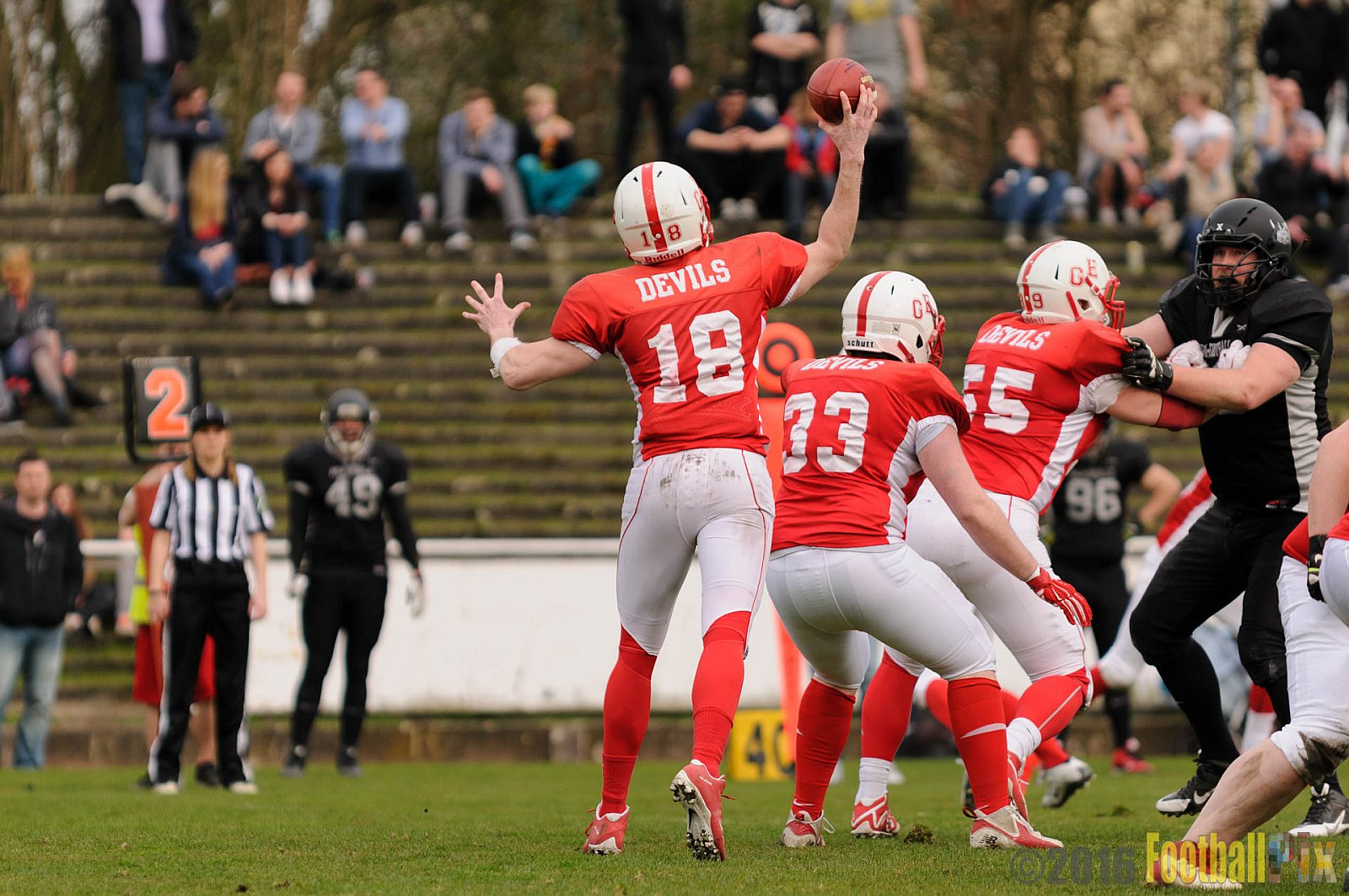 Pre-Season Game Gelsenkirchen Devils vs. Trier Stampers - 02.04.2016 Pre-Season Game: Gelsenkirchen Devils vs. Trier Stampers (34:6)