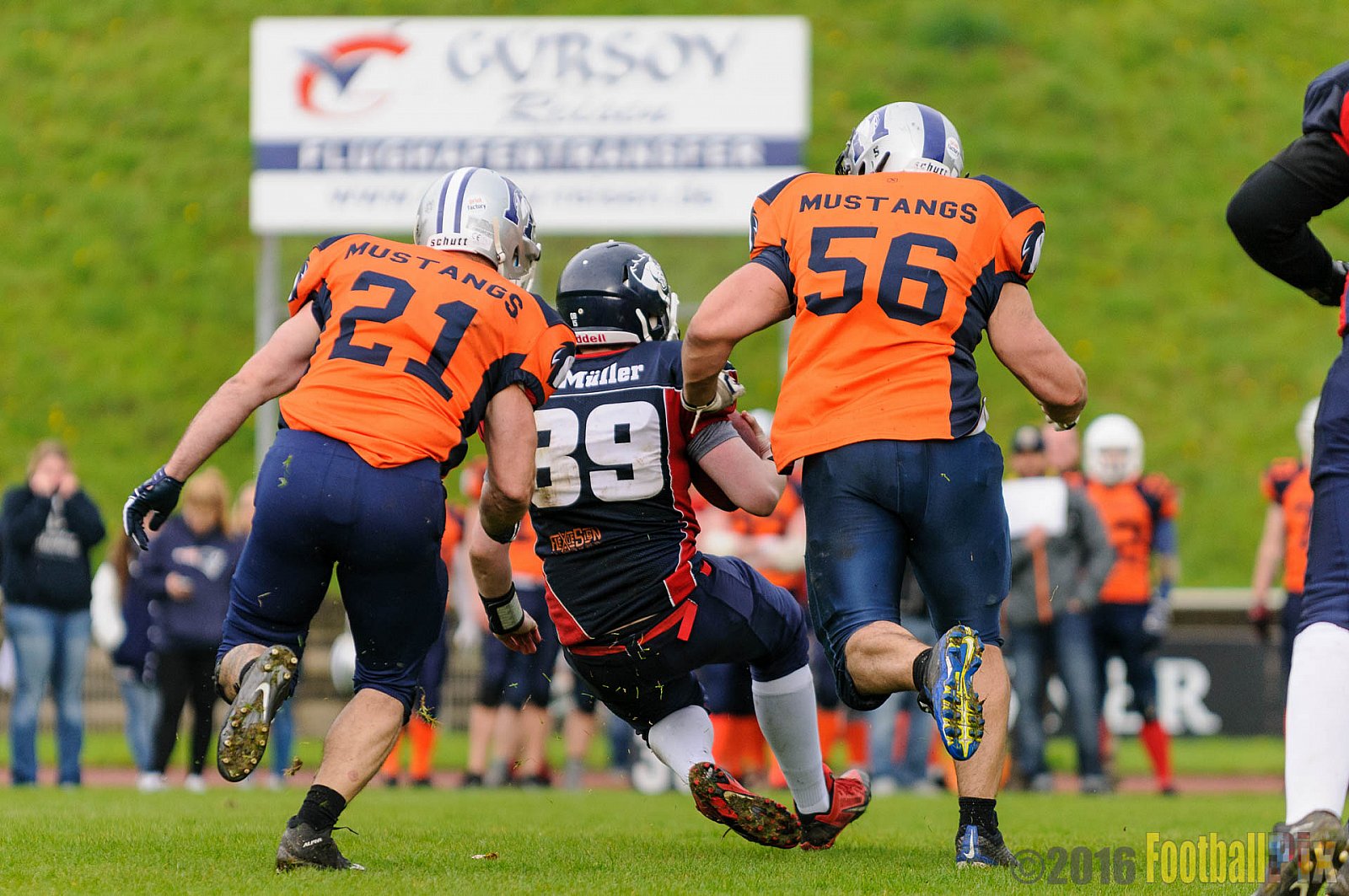 Recklinghausen Chargers vs. Sauerland Mustangs - 16.04.2016 LL NRW: Recklinghausen Chargers vs. Sauerland Mustangs (12:7)