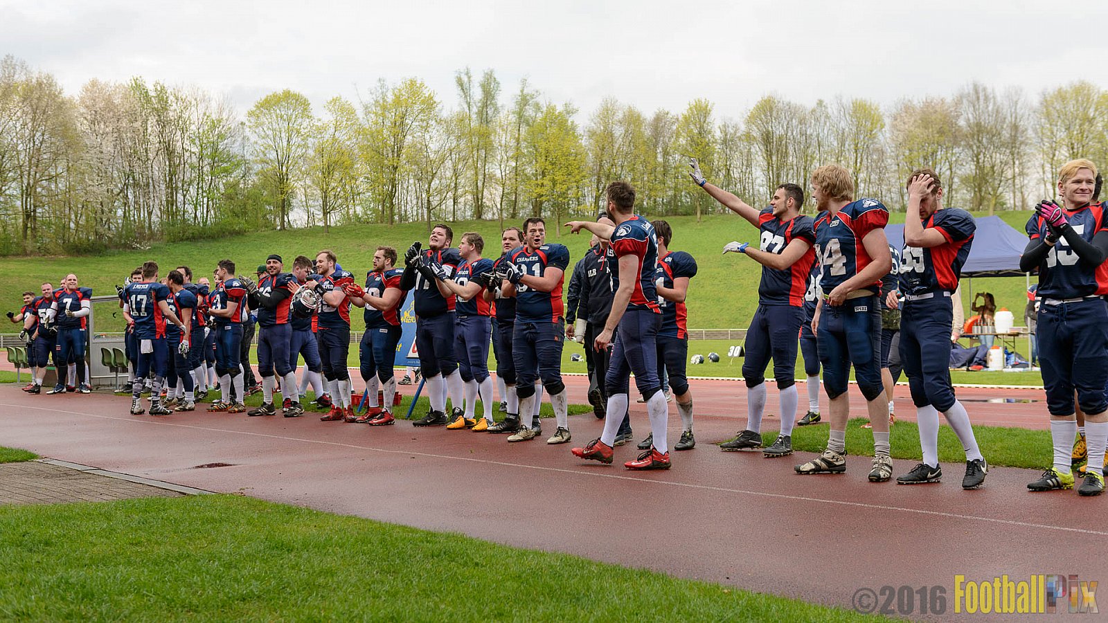 Recklinghausen Chargers vs. Sauerland Mustangs - 16.04.2016 LL NRW: Recklinghausen Chargers vs. Sauerland Mustangs (12:7)