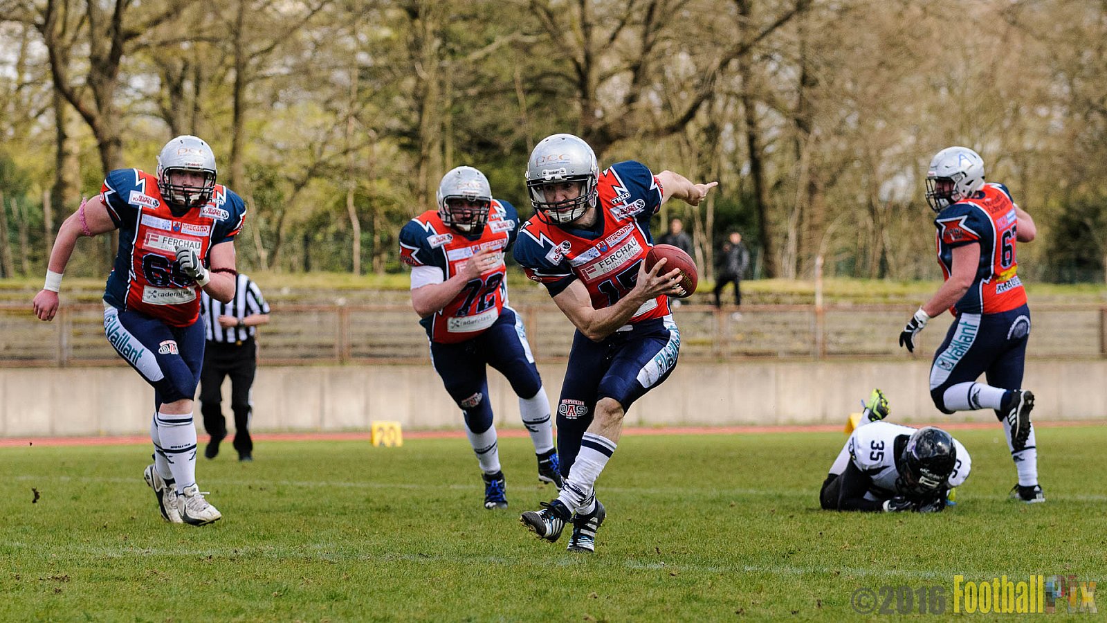 Remscheid Amboss vs. Langenfeld Longhorns - 17.04.2016 RL NRW: Remscheid Amboss vs. Langenfeld Longhorns (32:24)