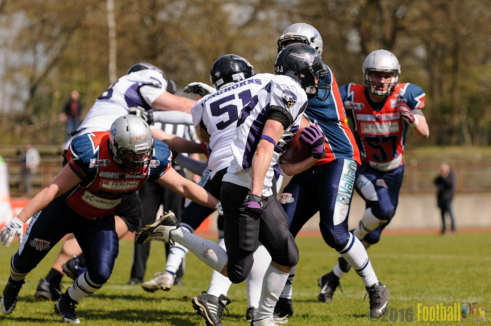 Remscheid Amboss vs. Langenfeld Longhorns - 17.04.2016 RL NRW: Remscheid Amboss vs. Langenfeld Longhorns (32:24)