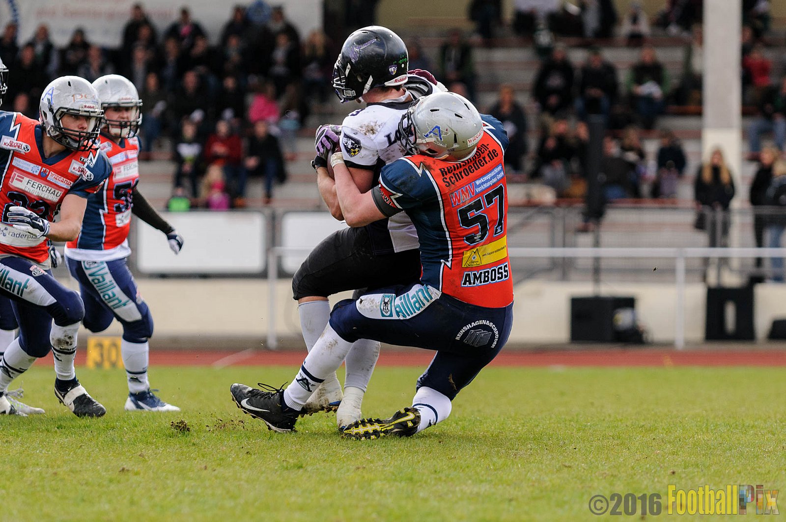 Remscheid Amboss vs. Langenfeld Longhorns - 17.04.2016 RL NRW: Remscheid Amboss vs. Langenfeld Longhorns (32:24)