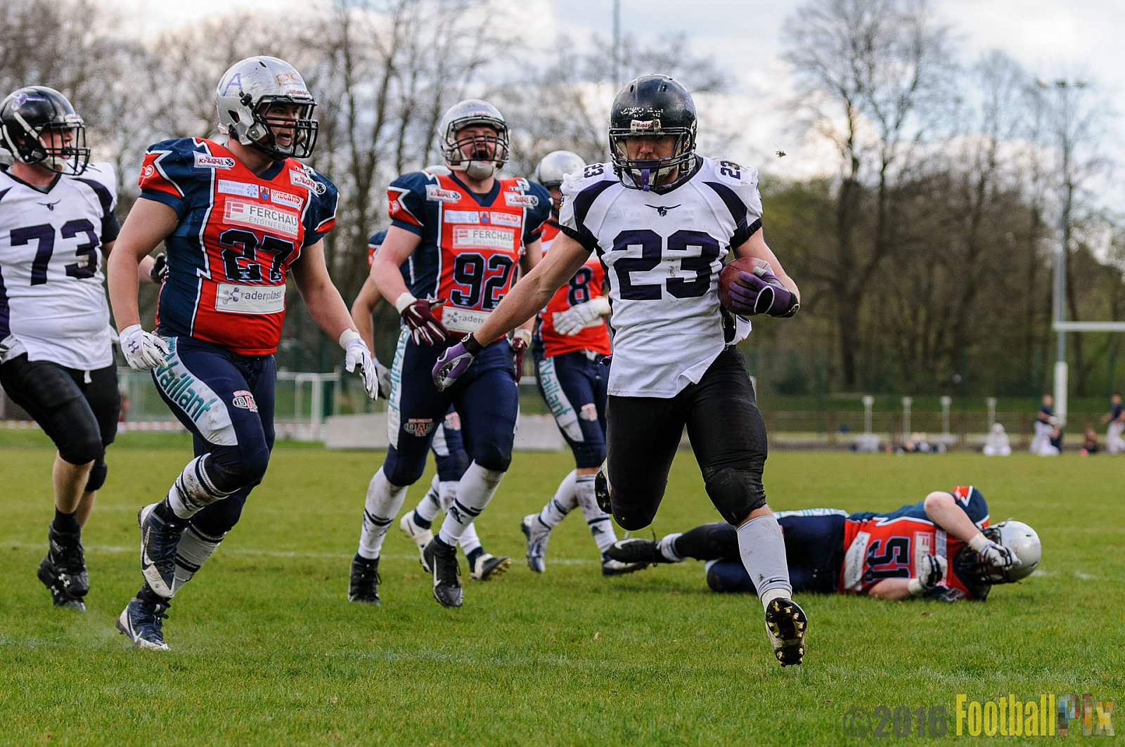Remscheid Amboss vs. Langenfeld Longhorns - 17.04.2016 RL NRW: Remscheid Amboss vs. Langenfeld Longhorns (32:24)