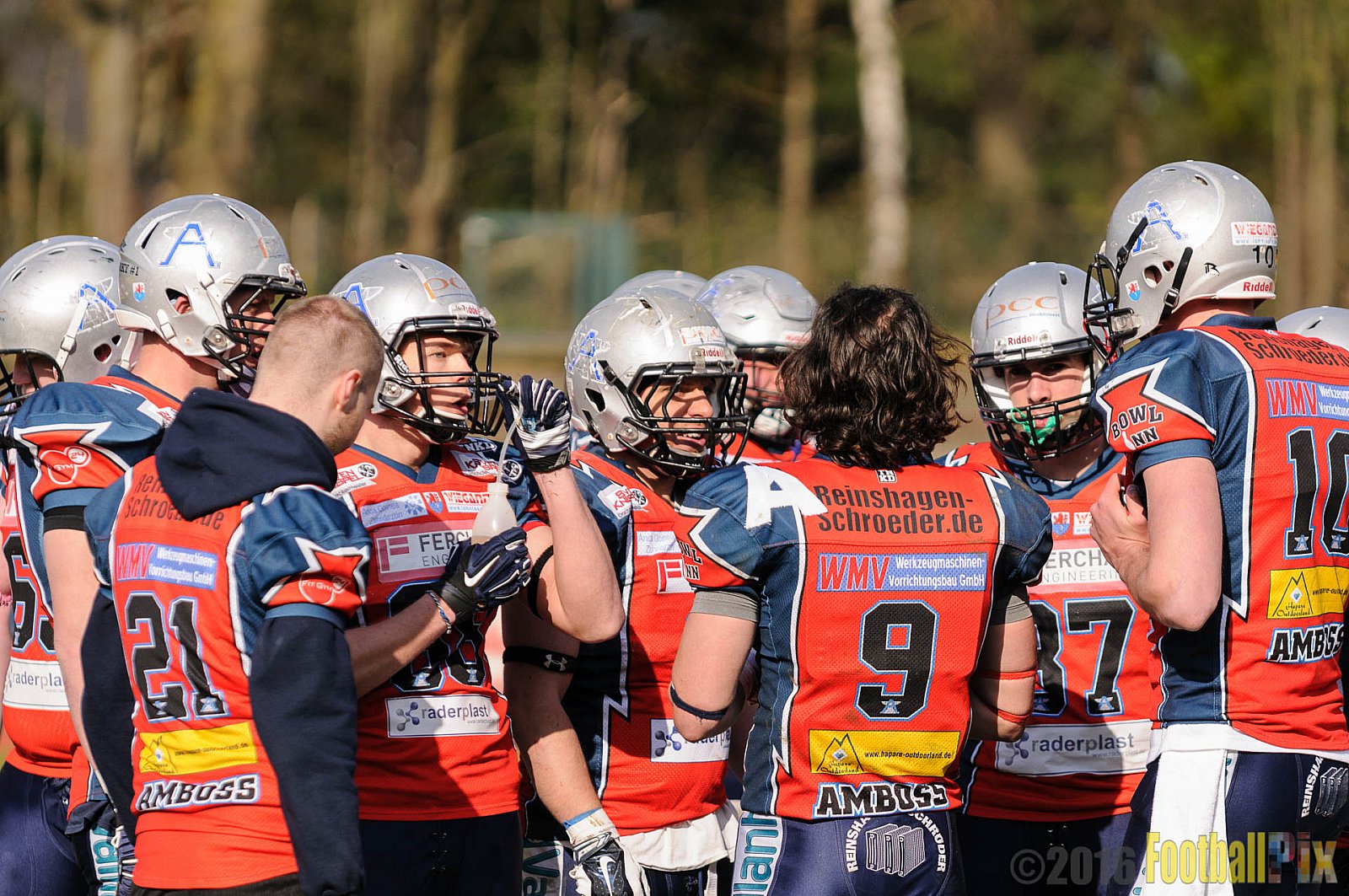 Remscheid Amboss vs. Langenfeld Longhorns - 17.04.2016 RL NRW: Remscheid Amboss vs. Langenfeld Longhorns (32:24)
