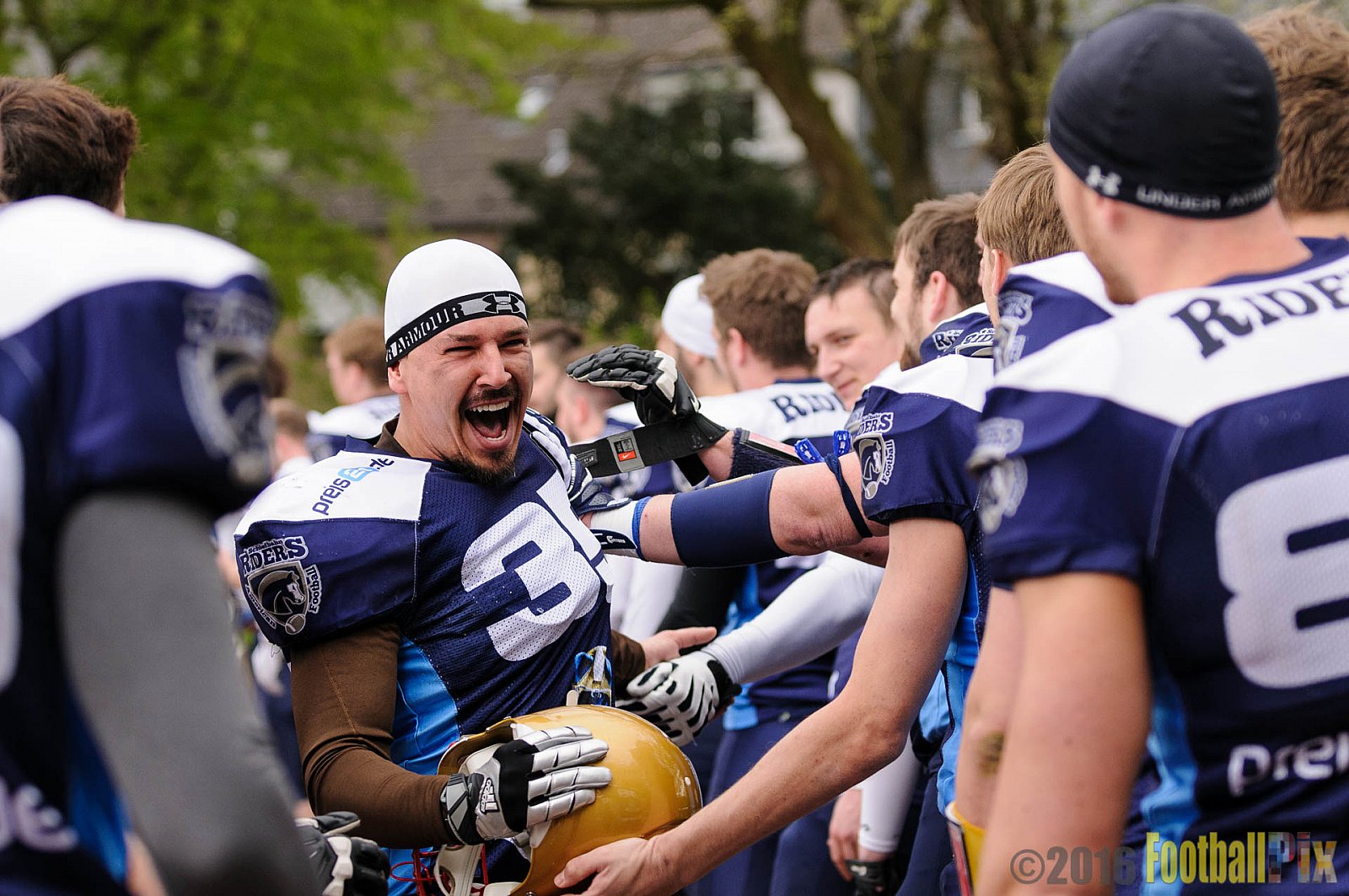 Schiefbahn Riders vs. Siegen Sentinels - 23.04.2016 OL NRW: Schiefbahn Riders vs. Siegen Sentinels (30:33)