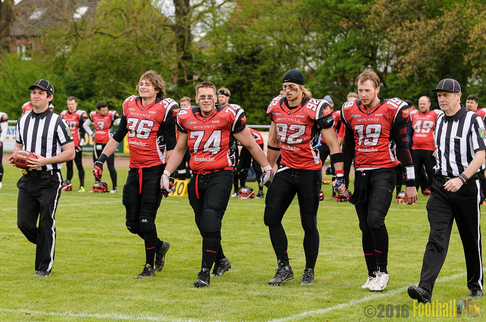 Schiefbahn Riders vs. Siegen Sentinels - 23.04.2016 OL NRW: Schiefbahn Riders vs. Siegen Sentinels (30:33)