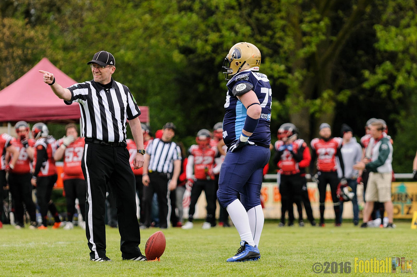 Schiefbahn Riders vs. Siegen Sentinels - 23.04.2016 OL NRW: Schiefbahn Riders vs. Siegen Sentinels (30:33)