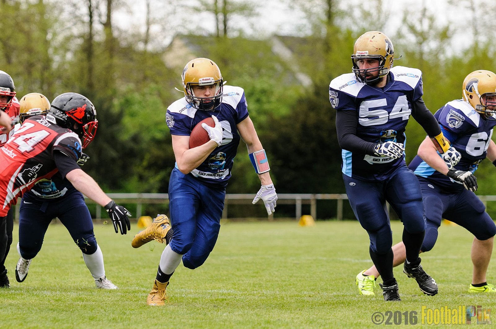 Schiefbahn Riders vs. Siegen Sentinels - 23.04.2016 OL NRW: Schiefbahn Riders vs. Siegen Sentinels (30:33)