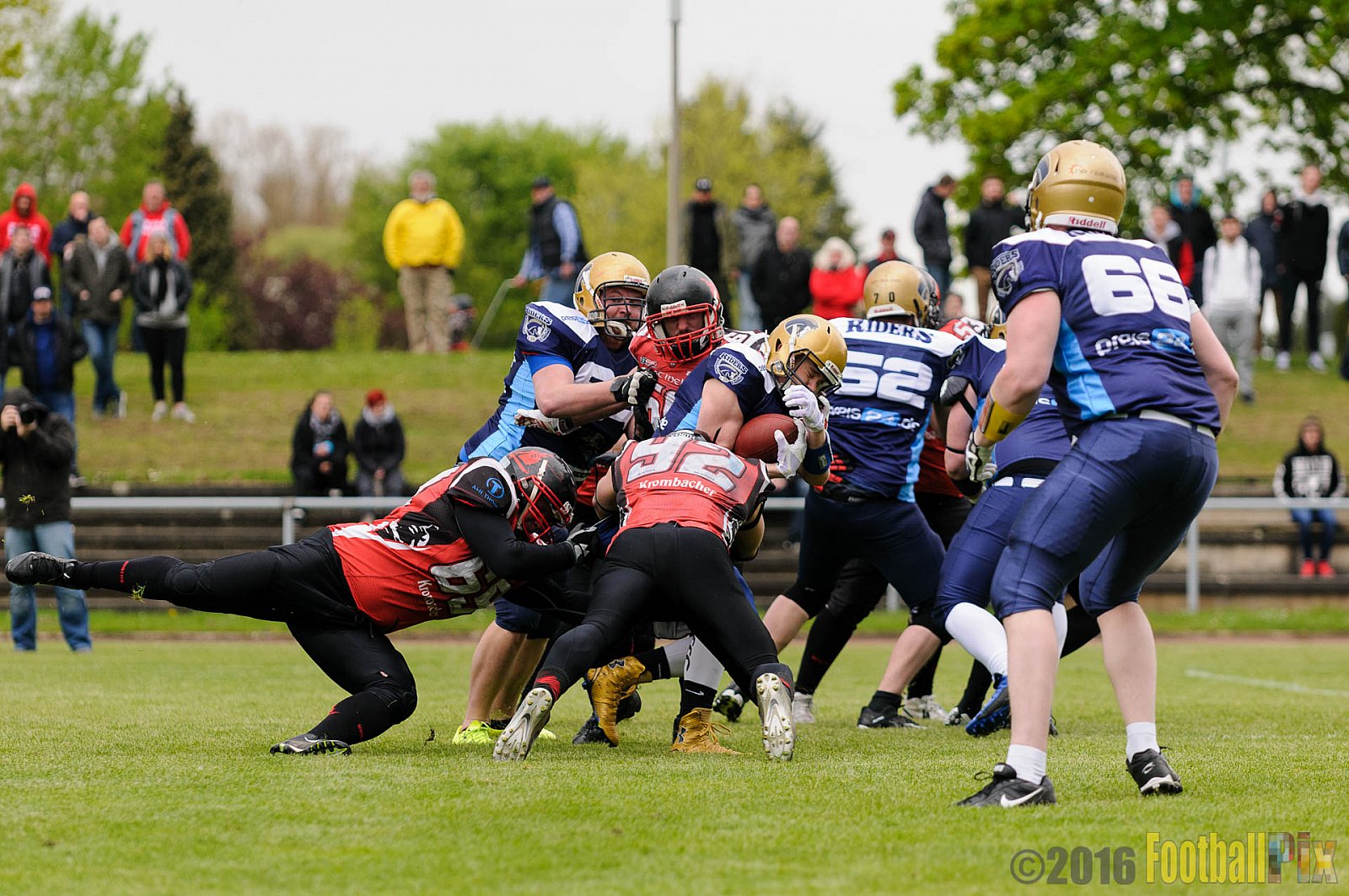 Schiefbahn Riders vs. Siegen Sentinels - 23.04.2016 OL NRW: Schiefbahn Riders vs. Siegen Sentinels (30:33)