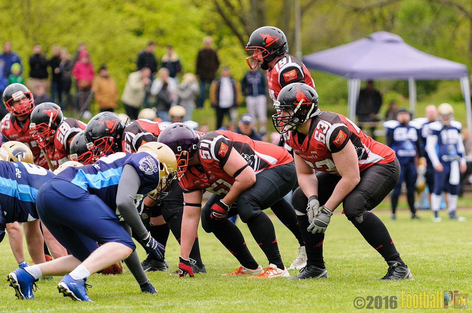 Schiefbahn Riders vs. Siegen Sentinels - 23.04.2016 OL NRW: Schiefbahn Riders vs. Siegen Sentinels (30:33)
