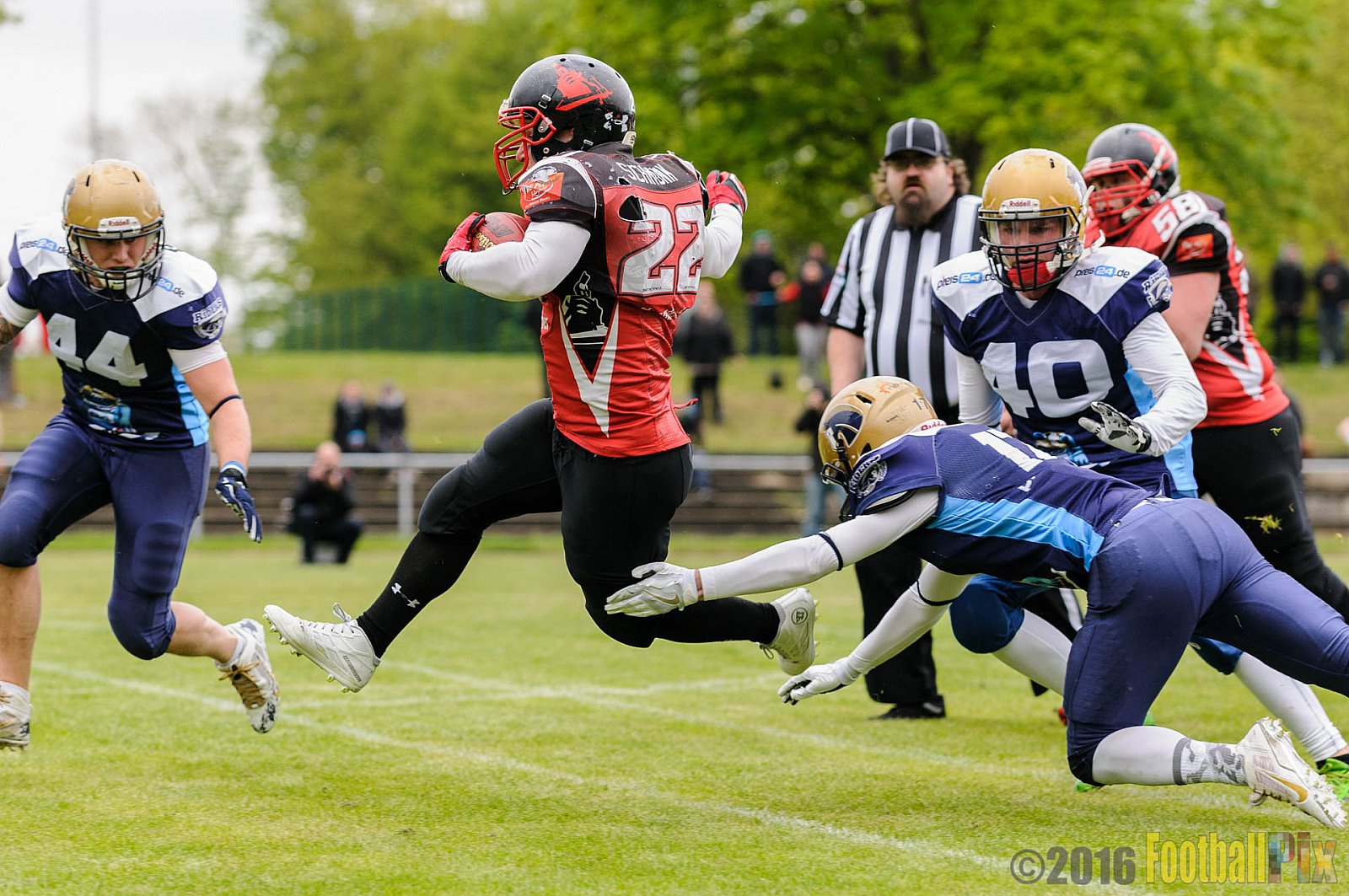 Schiefbahn Riders vs. Siegen Sentinels - 23.04.2016 OL NRW: Schiefbahn Riders vs. Siegen Sentinels (30:33)