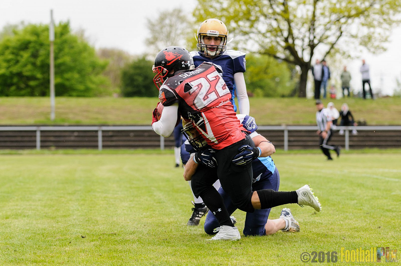 Schiefbahn Riders vs. Siegen Sentinels - 23.04.2016 OL NRW: Schiefbahn Riders vs. Siegen Sentinels (30:33)