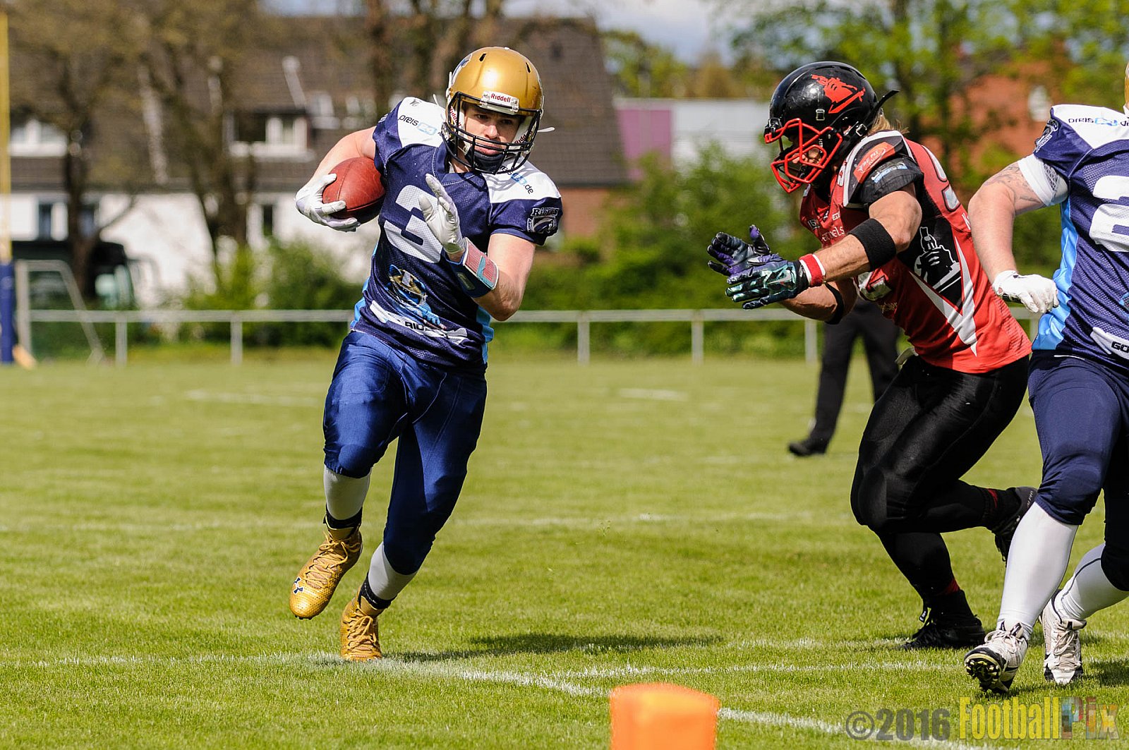 Schiefbahn Riders vs. Siegen Sentinels - 23.04.2016 OL NRW: Schiefbahn Riders vs. Siegen Sentinels (30:33)