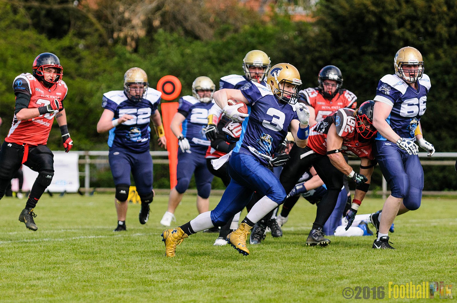 Schiefbahn Riders vs. Siegen Sentinels - 23.04.2016 OL NRW: Schiefbahn Riders vs. Siegen Sentinels (30:33)