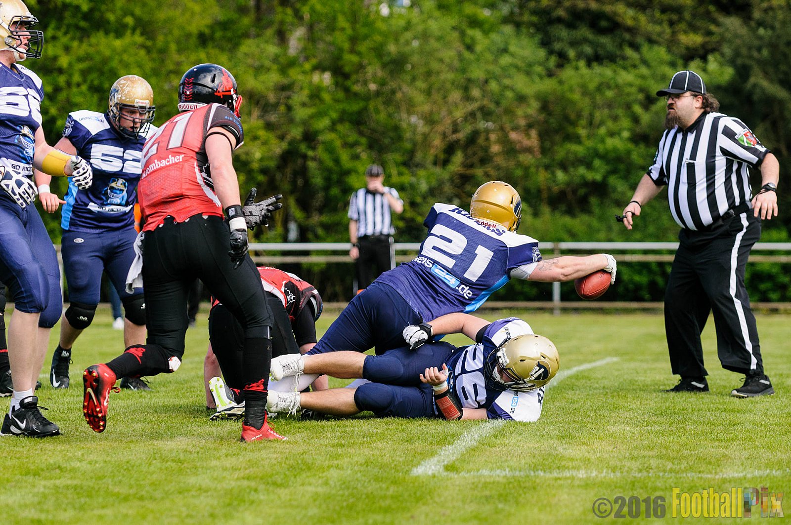 Schiefbahn Riders vs. Siegen Sentinels - 23.04.2016 OL NRW: Schiefbahn Riders vs. Siegen Sentinels (30:33)