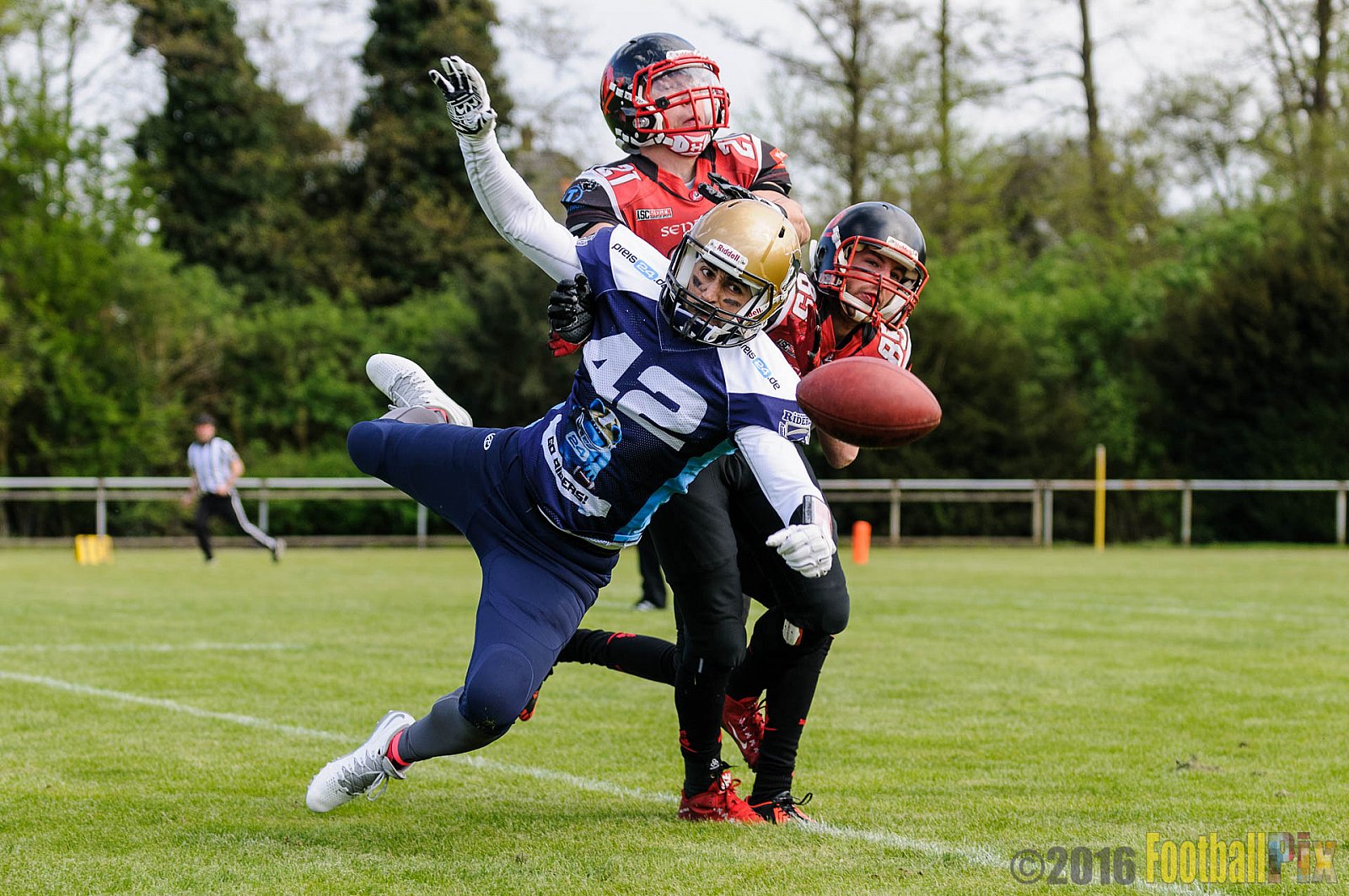 Schiefbahn Riders vs. Siegen Sentinels - 23.04.2016 OL NRW: Schiefbahn Riders vs. Siegen Sentinels (30:33)
