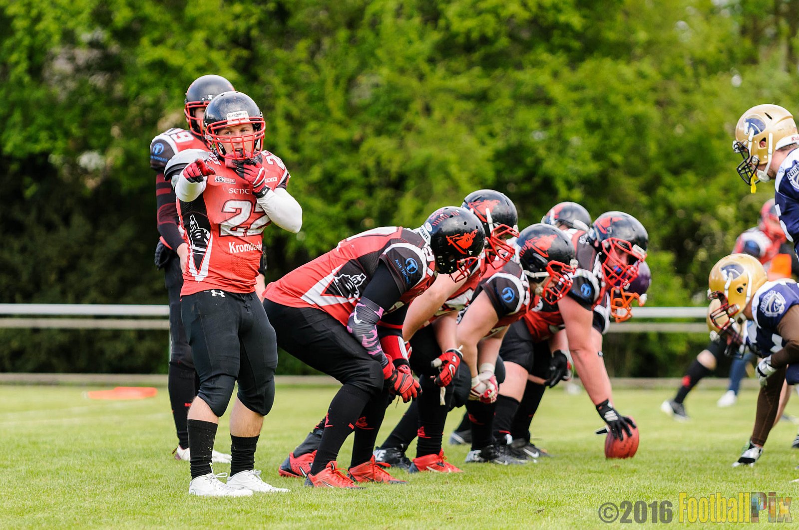 Schiefbahn Riders vs. Siegen Sentinels - 23.04.2016 OL NRW: Schiefbahn Riders vs. Siegen Sentinels (30:33)