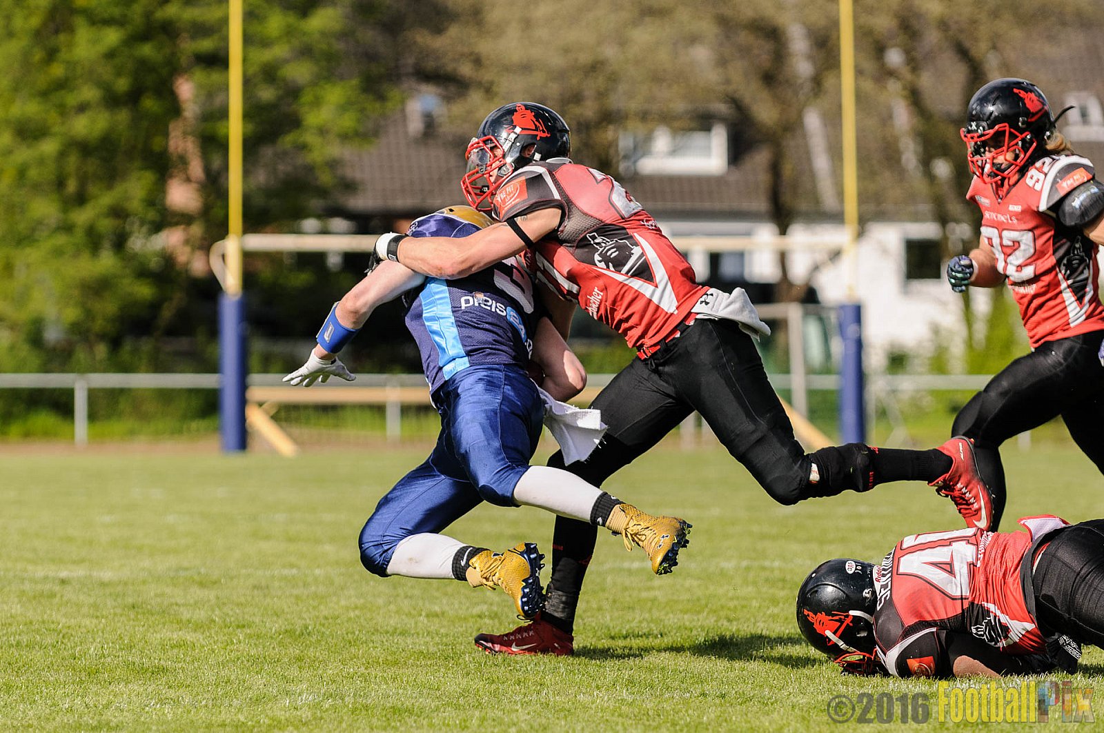 Schiefbahn Riders vs. Siegen Sentinels - 23.04.2016 OL NRW: Schiefbahn Riders vs. Siegen Sentinels (30:33)
