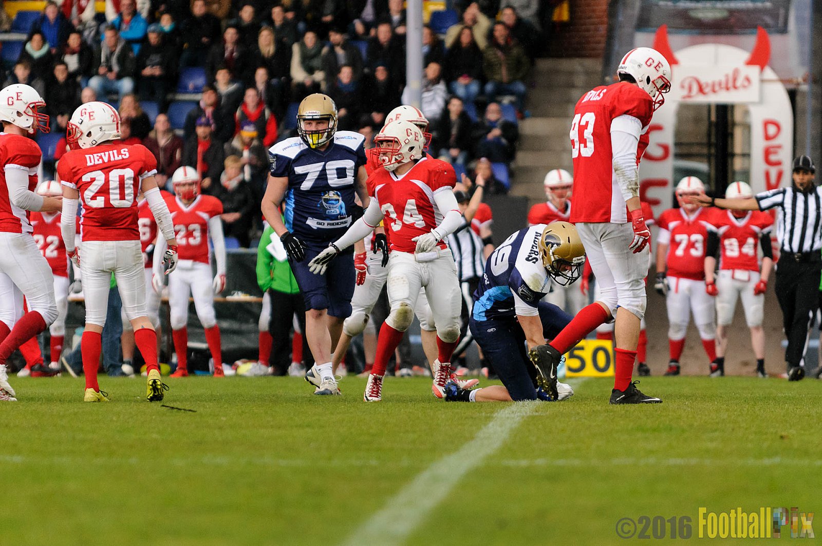 Gelsenkirchen Devils vs. Schiefbahn Riders - 30.04.2016 OL NRW: Gelsenkirchen Devils vs. Schiefbahn Riders (37:25)