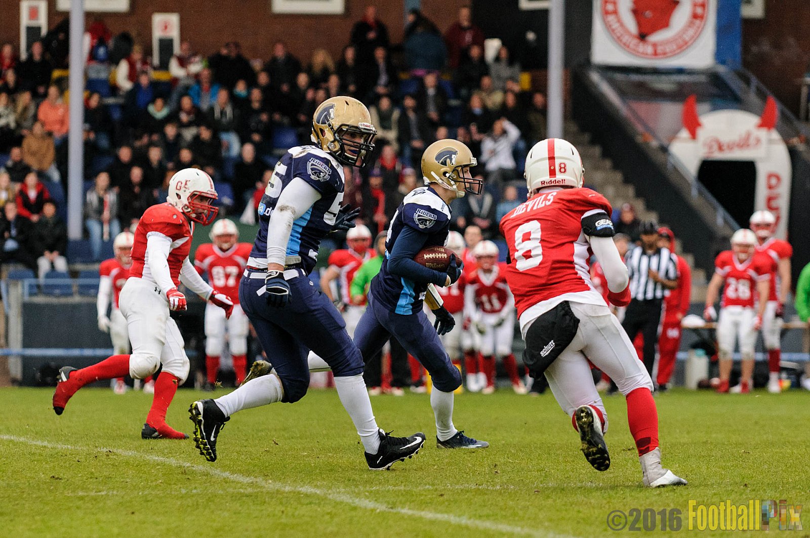 Gelsenkirchen Devils vs. Schiefbahn Riders - 30.04.2016 OL NRW: Gelsenkirchen Devils vs. Schiefbahn Riders (37:25)