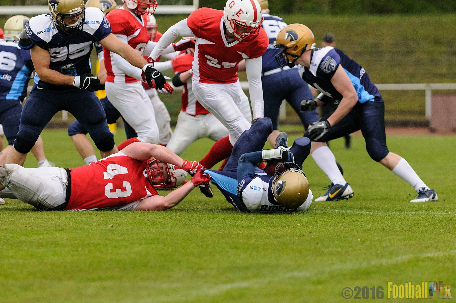 Gelsenkirchen Devils vs. Schiefbahn Riders - 30.04.2016 OL NRW: Gelsenkirchen Devils vs. Schiefbahn Riders (37:25)