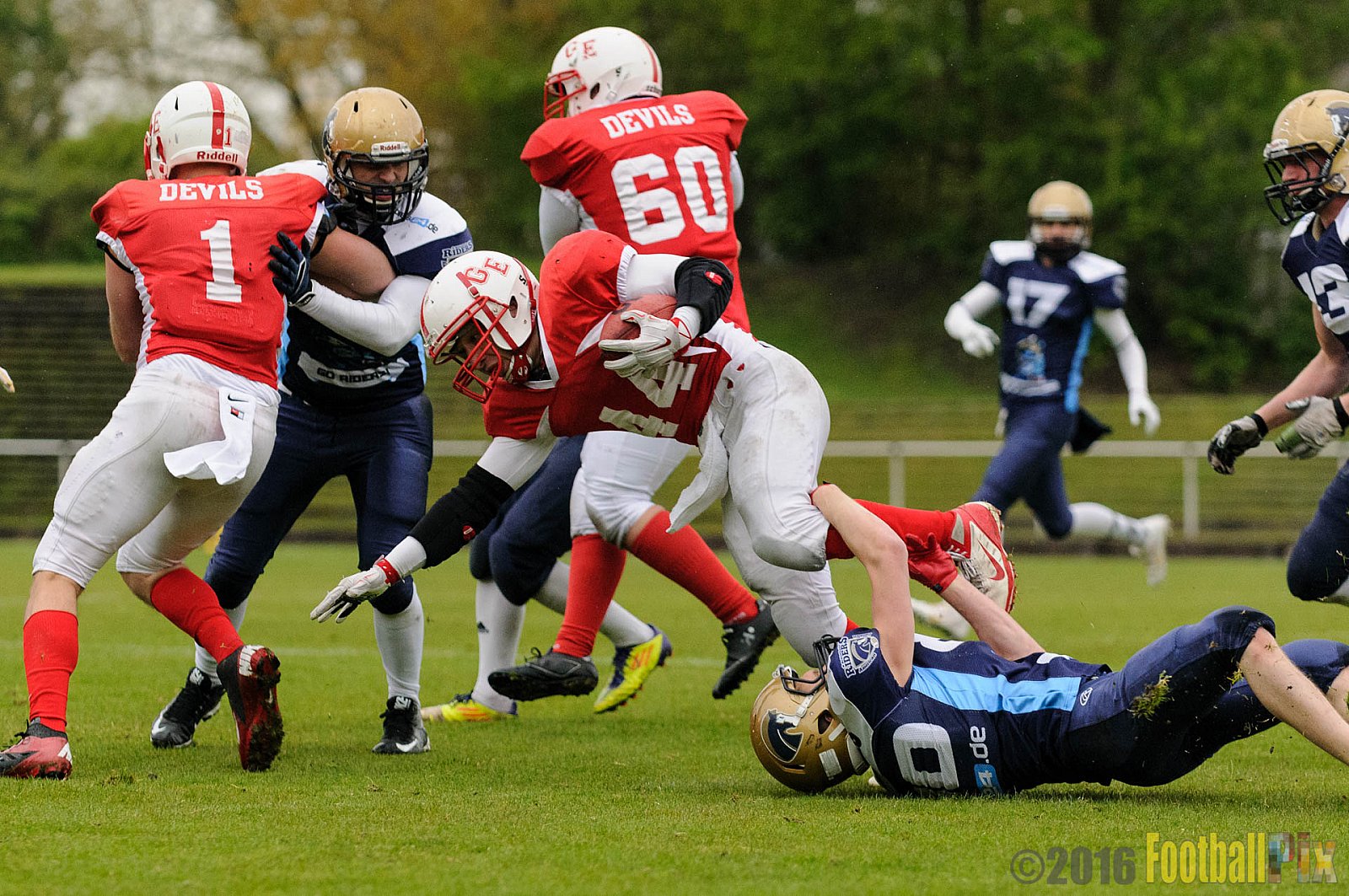 Gelsenkirchen Devils vs. Schiefbahn Riders - 30.04.2016 OL NRW: Gelsenkirchen Devils vs. Schiefbahn Riders (37:25)