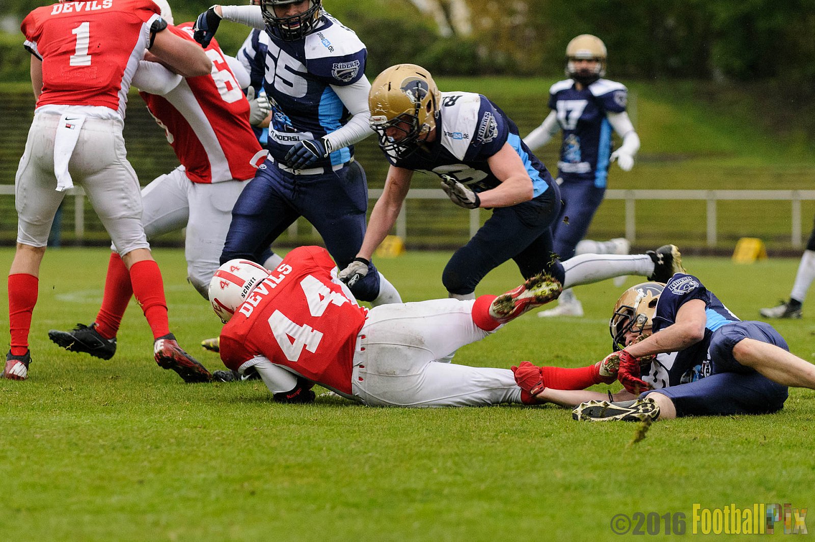 Gelsenkirchen Devils vs. Schiefbahn Riders - 30.04.2016 OL NRW: Gelsenkirchen Devils vs. Schiefbahn Riders (37:25)