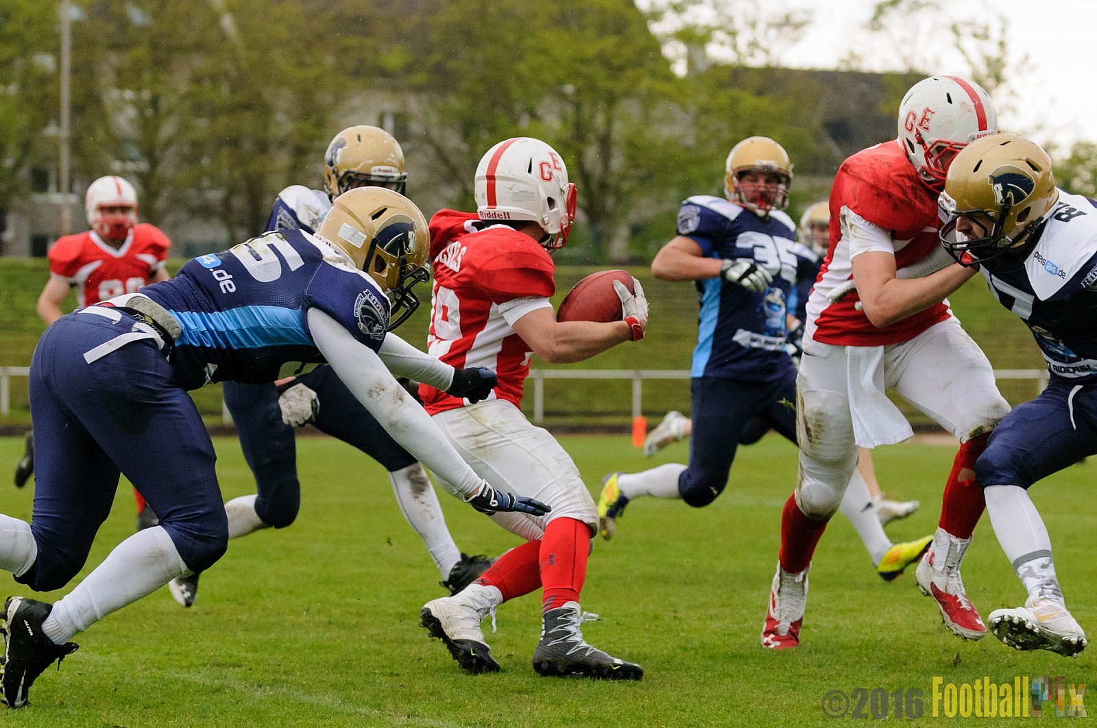 Gelsenkirchen Devils vs. Schiefbahn Riders - 30.04.2016 OL NRW: Gelsenkirchen Devils vs. Schiefbahn Riders (37:25)