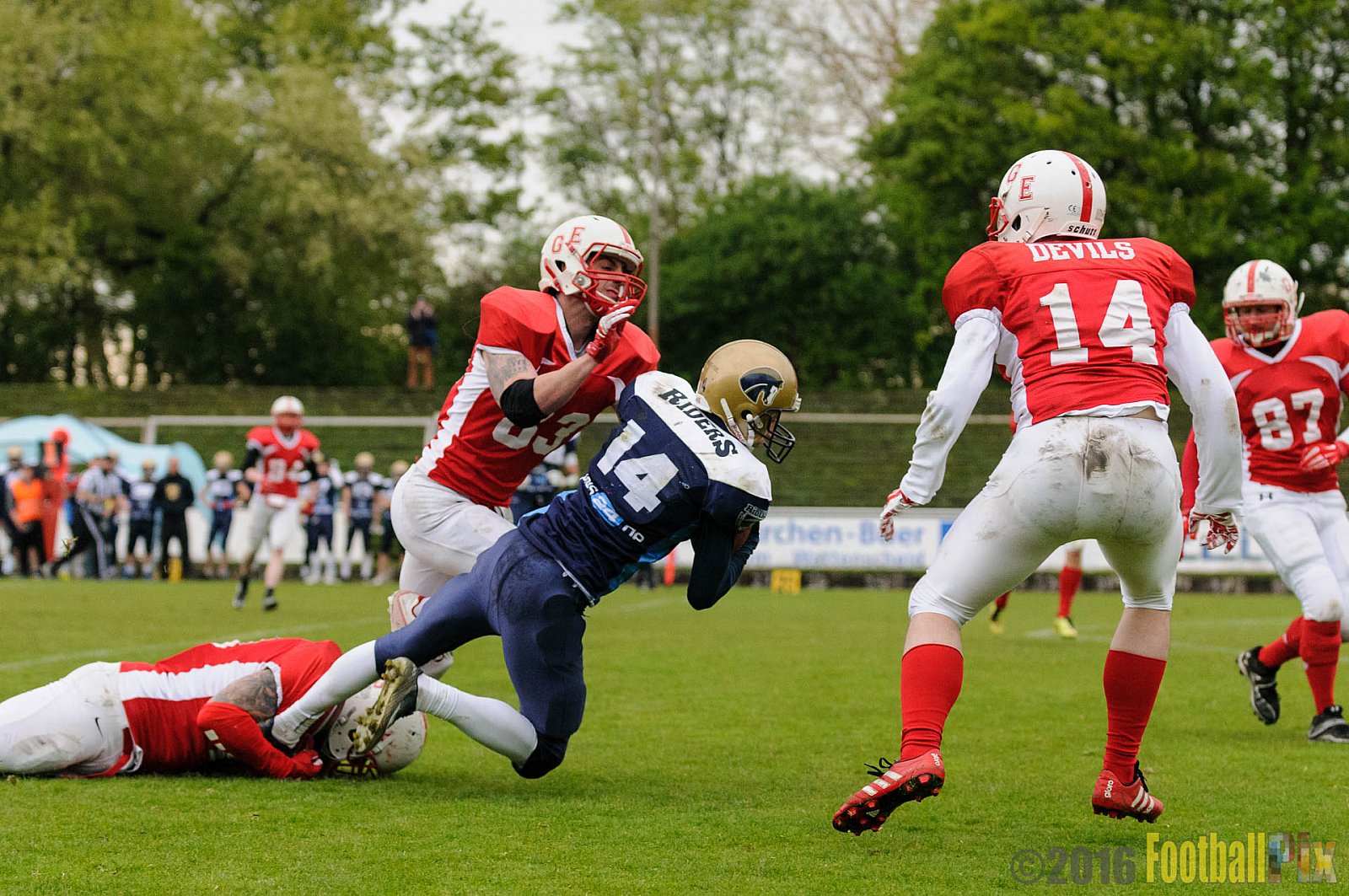 Gelsenkirchen Devils vs. Schiefbahn Riders - 30.04.2016 OL NRW: Gelsenkirchen Devils vs. Schiefbahn Riders (37:25)